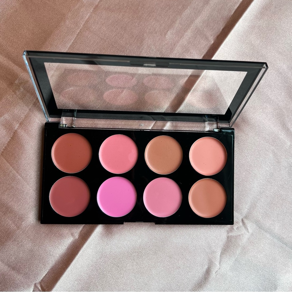 Revolution Pink and Tan Blush Palette Vibrant Cheek Colors